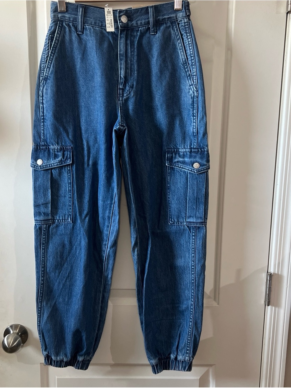 NWT Madewell Cargo Jean Jogger Baggy Tapered